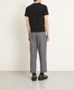 Tricou AMI Paris-Negru cu Logo Brodat Ami de Coeur - imagine 2