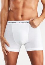 Set 3 Boxeri Calvin Klein-Negru / Gri/ Alb Original - imagine 8