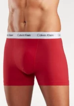 Set 3 Boxeri Calvin Klein- Rosu/Alb/Albastru Original - imagine 2