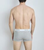 Set 3 Boxeri Calvin Klein-Negru / Gri/ Alb Original - imagine 7