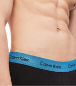 Set 3 Boxeri Calvin Klein- Negru cu elastic  ( Roșu/Albastru /Verde) - imagine 4