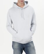 Hanorac Hugo Boss Premium Patch Logo-Alb - imagine 2