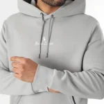 Hanorac Ralph Lauren Gri cu Logo Brodat - imagine 2