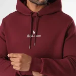 Hanorac Ralph Lauren Bordo cu Logo Brodat - imagine 3