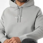 Hanorac Ralph Lauren Gri cu Logo Brodat - imagine 4