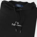 Hanorac Ralph Lauren Negru cu Logo Brodat - imagine 4
