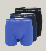 Set 3 Boxeri Calvin Klein- Negru/Albastru/Bleumarin Original