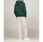 Hanorac Tommy Hilfiger Verde-Logo EST.1985 - imagine 7