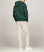 Hanorac Tommy Hilfiger Verde-Logo EST.1985 - imagine 5