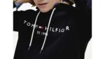 Hanorac Tommy Hilfiger Negru-Logo EST.1985 - imagine 6